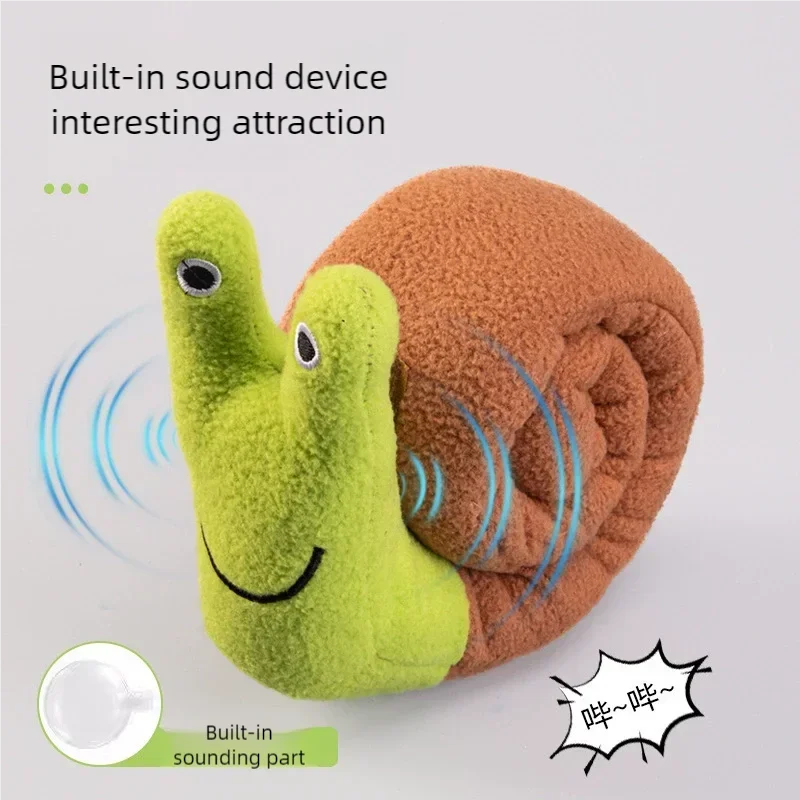 Snail Shaped Dog Cat Toys Pet Supplies Training Puzzles Sniffing Toys Food Mats For Small Medium Large Dogs Cats Play