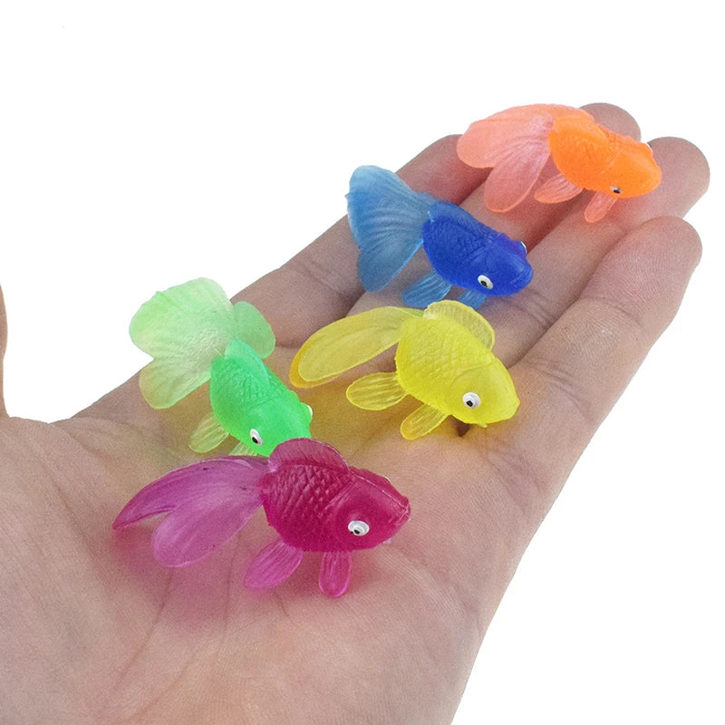 Artificial Goldfish Aquarium Decorations, 5 to 40 Pack