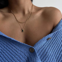 CrystalLayer Rhinestone Necklace