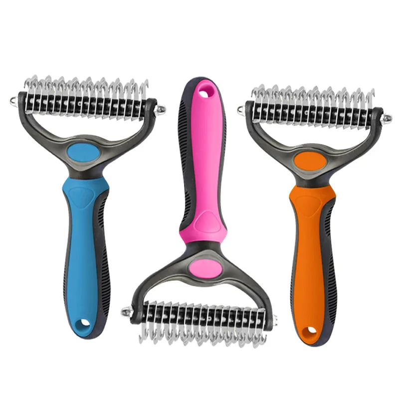 A Pet Double-sided Knot Comb Dog Comb Dog Comb Cat Beauty Hair Removal Cat Comb Pet Supplies