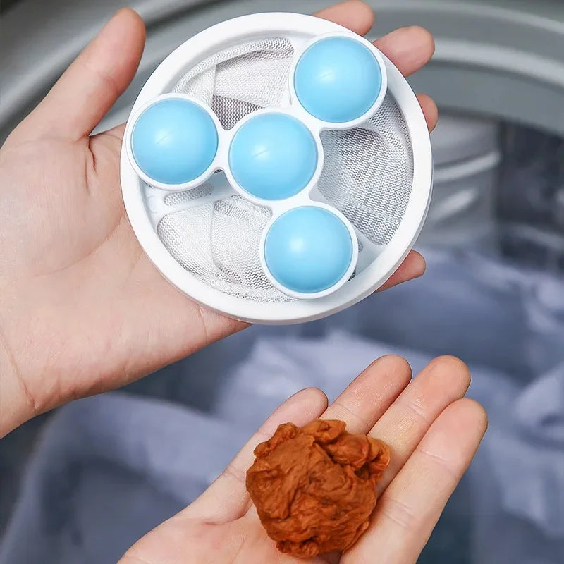 Reusable Washing Machine Lint Filter Bag Pet Hair Dirt Catcher Laundry Clothes Cleaning Tool