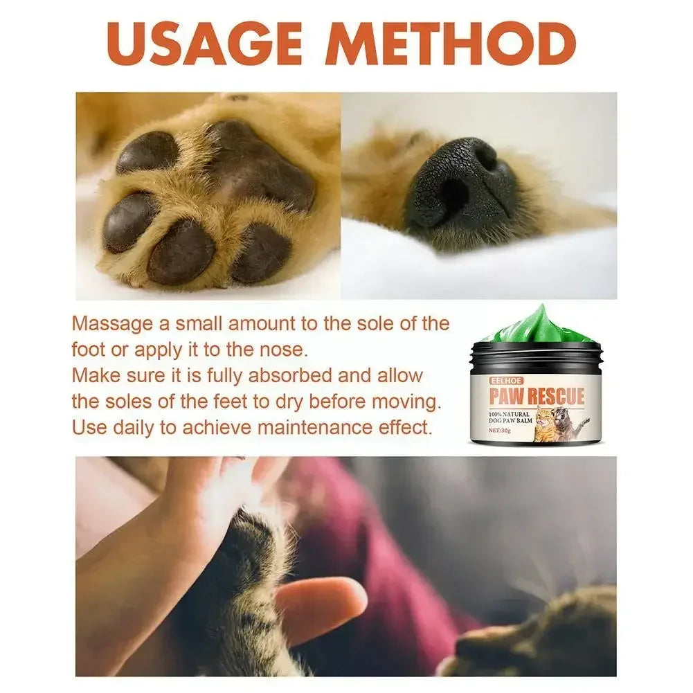 Paw Pad Care Cream for Dogs & Cats, 30 g