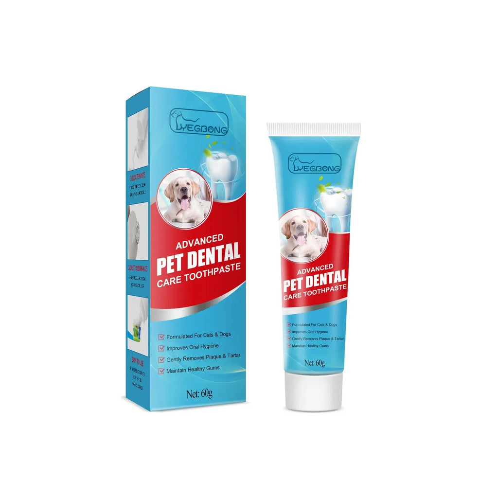 Yegbong Pet Toothpaste for Dogs Fresh Breath Oral Cleaning Bad Breath Dental Plaque Cleaning Cat Care Edible Toothpaste