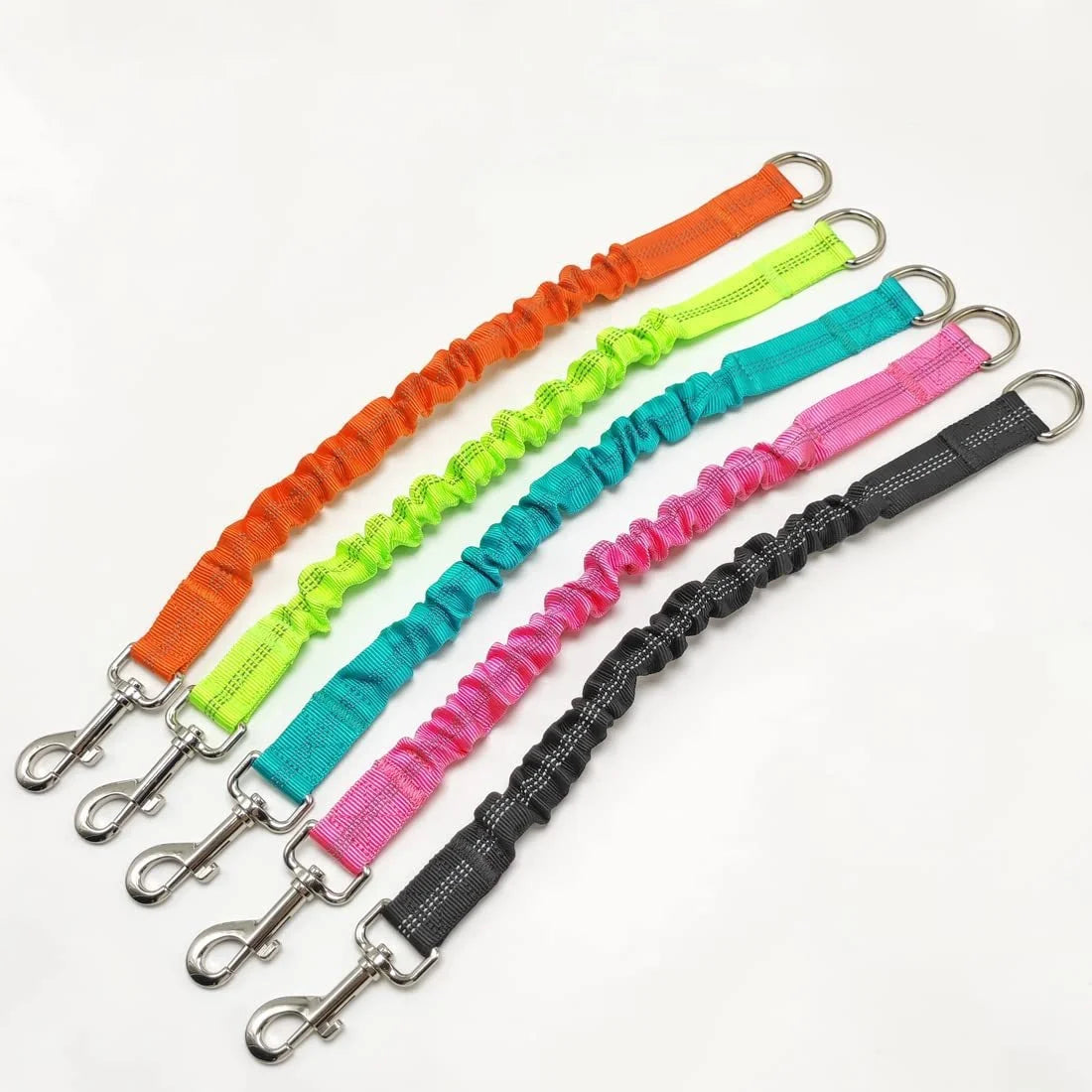 Dog Lead Shock Absorber Small Dogs Pet Elastic Rope Indestructible Toys Walking Leads Extension Bungee Black Training Leash