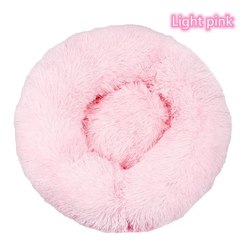 Corduroy Donut Bed for Cats & Small Dogs, 20 Colors