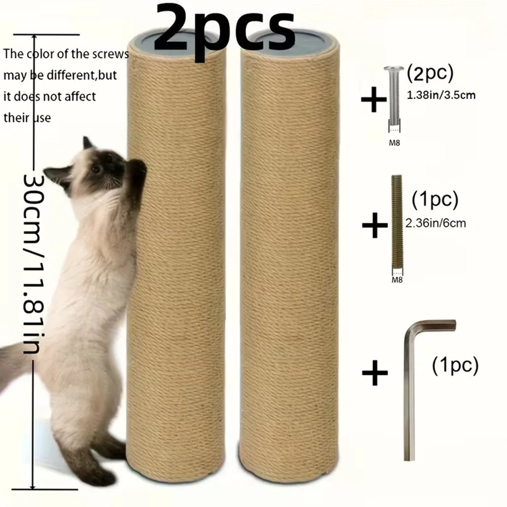 DIY Cat Climbing Tree Tower Replacement Parts | Sisal Rope Scratching Posts & Hard Cardboard Tube Pillars | Pet Cat Toys Accesso