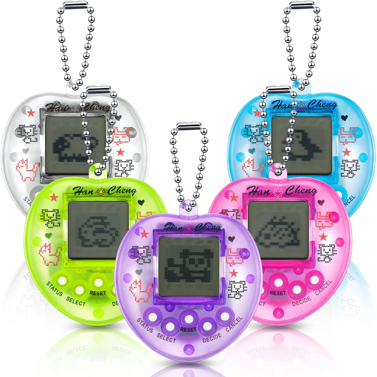 Electronic Pets Game Tamagotchi Handheld Game Console Toy in Russian Original German Spanish Polish Virtual Digital Pet Toy
