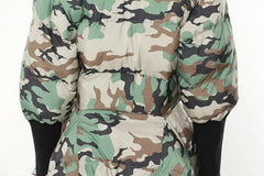 Camouflage Stitching Knitted Cuff Cotton Jacket – Street Fashion Essential 🔥