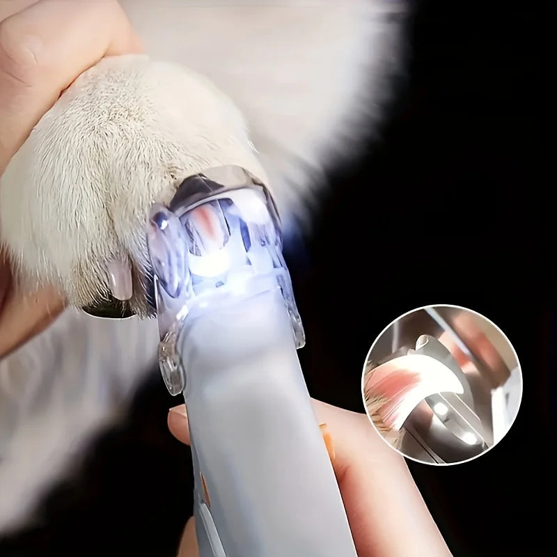 1 LED Pet Nail Clipper With Light For Cat Dog Claws Safety Scissors Grooming Beauty Care Tool For Pets Professional