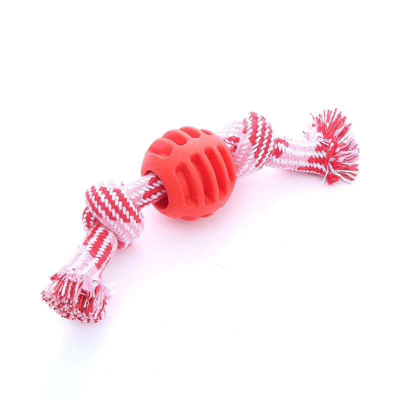 Double Knot Rope Ball Chew Toy for Dogs, XS