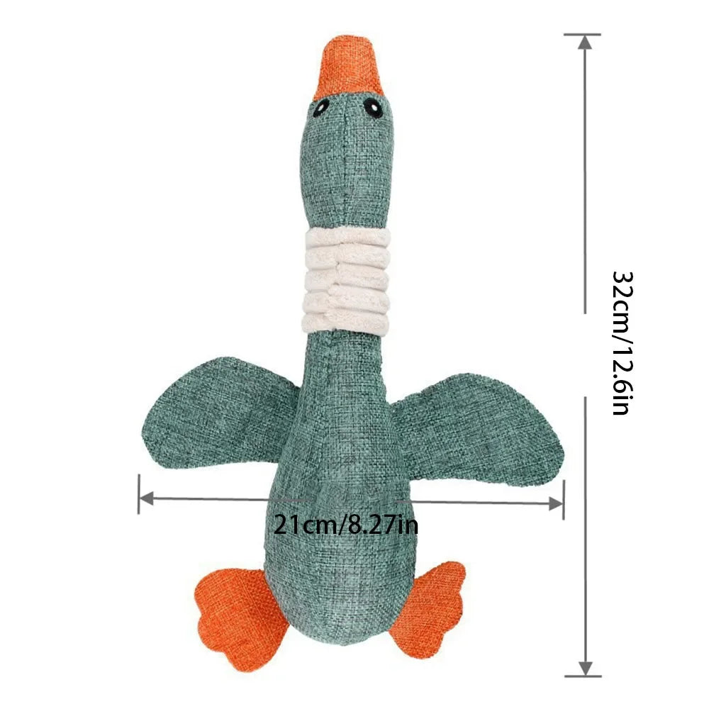 Pet Toys Geese Sound Bite Resistant Teeth Grinding Teeth Cleaning Dog Cat Pet Supplies
