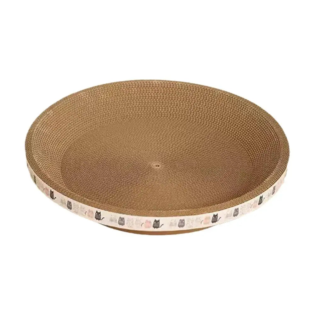 Winter Corrugated Cat Scratcher Cat Scrapers Round Oval Grinding Claw Toys for Cats Wear-Resistant Cat Bed Nest Cat Accessories