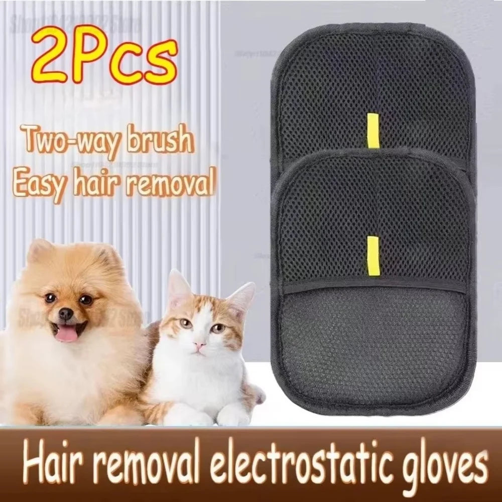 Double-Sided Pet Hair Removal Glove, 1 to 5 Pack