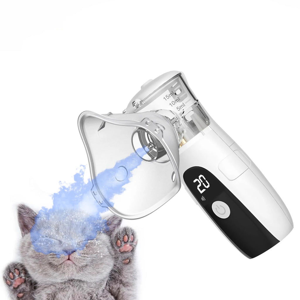 Pet Asthma Inhaler Nebulizer Veterinary Device, Easy-to-Use Respiratory Therapy Machine for Dogs and Cats,Pet Health