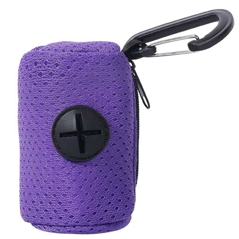 Compact Dog Poop Bag Holder for Walks, Five Colors