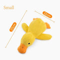 Squeaky Plush Duck Dog Chew Toy Bite Resistant Teeth Grinding Toy Soft Pet Sleeping Companion Stress Relief Puppy Sound Toy