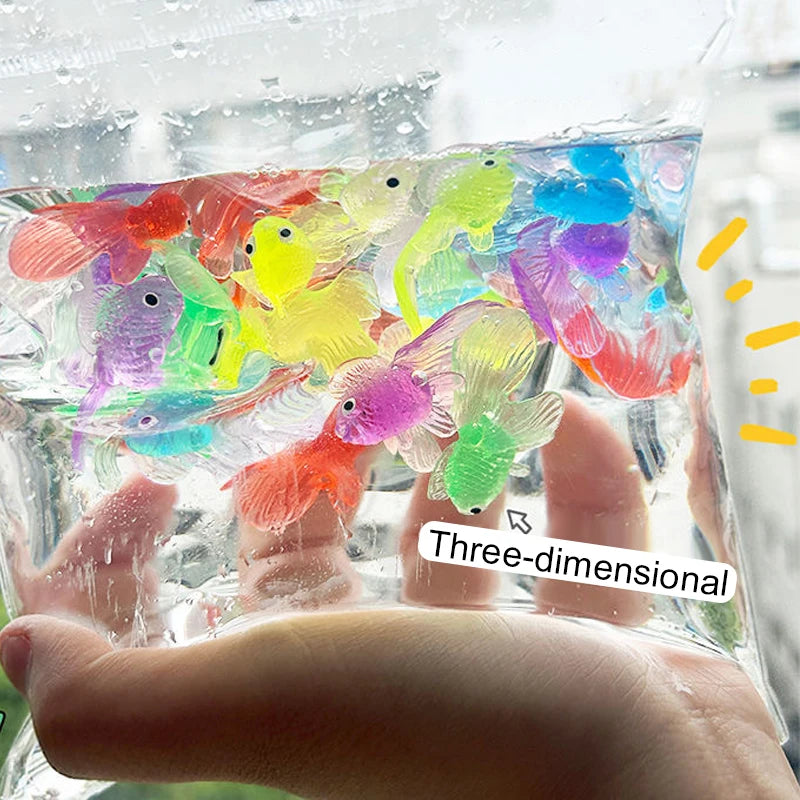 Artificial Goldfish Aquarium Decorations, 5 to 40 Pack