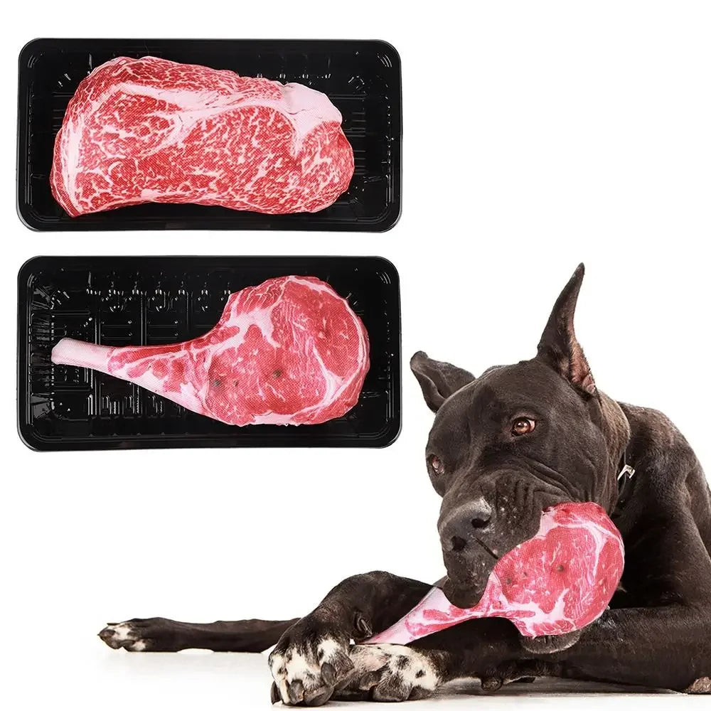 Squeaky Hammer or Snowflake Chew Toy for Dogs