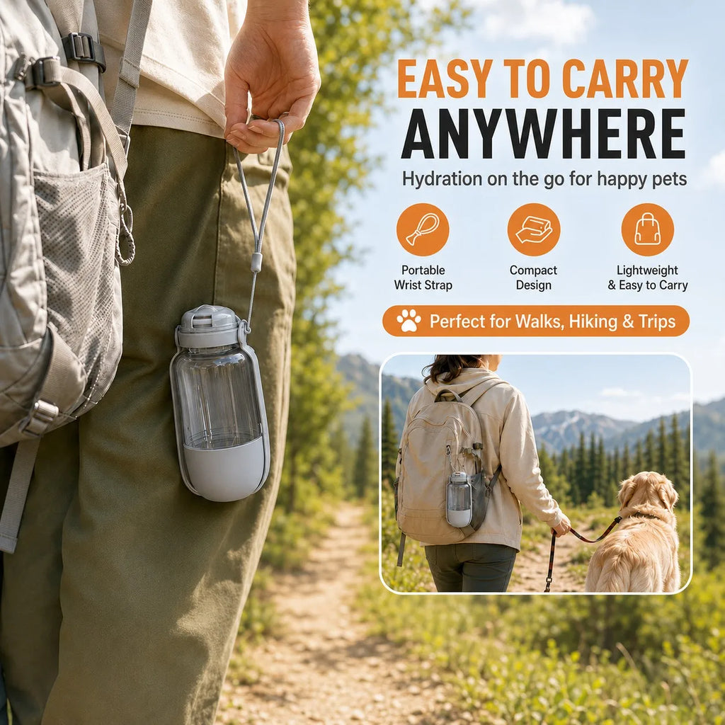 16.9 oz Portable Dog Water Bottle for Small & Large Dogs