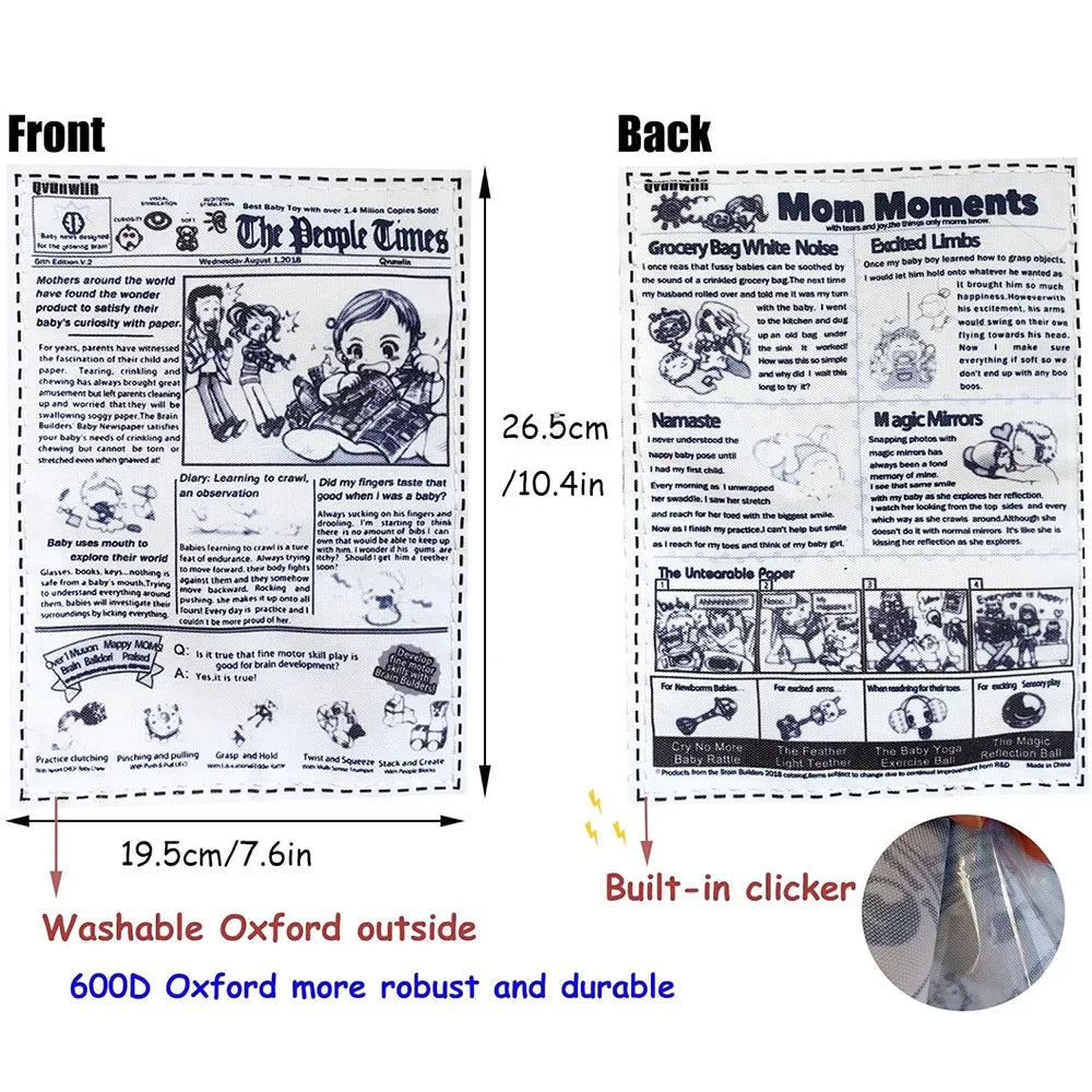 Tearproof Dog Sound Chew Toy Simulated Squeak Newspaper Playing Card K Q J Teeth Resistant Corgi Teddy Puppy Pet Interactive Toy