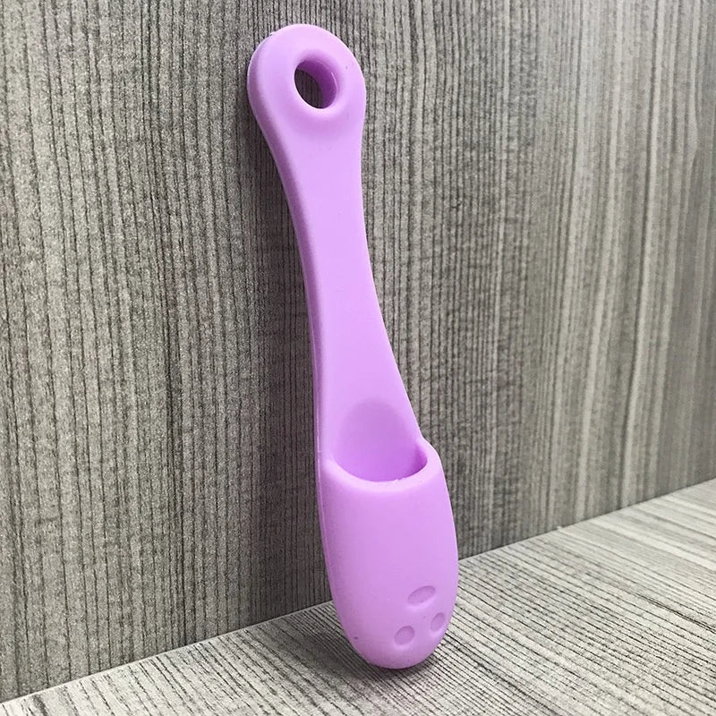 Cat Chin Brush Soft Silicone Grooming Chin Scrubber Non-Slip Multifunctional Finger Pet Supplies Cleaning Brush for Cats & Dogs