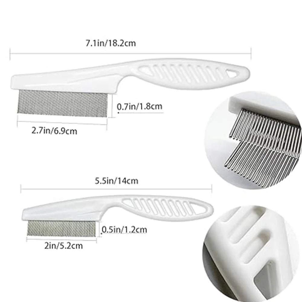 Pet Grooming Flea Comb Pet Care Comb Cat Hair Brush Flea Removal Massage Comb Dog Hair Grooming Cleaning Tools Pets Accessories