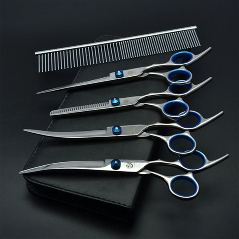 7-Inch Dog Grooming Scissors – Cutting, Thinning & Curved