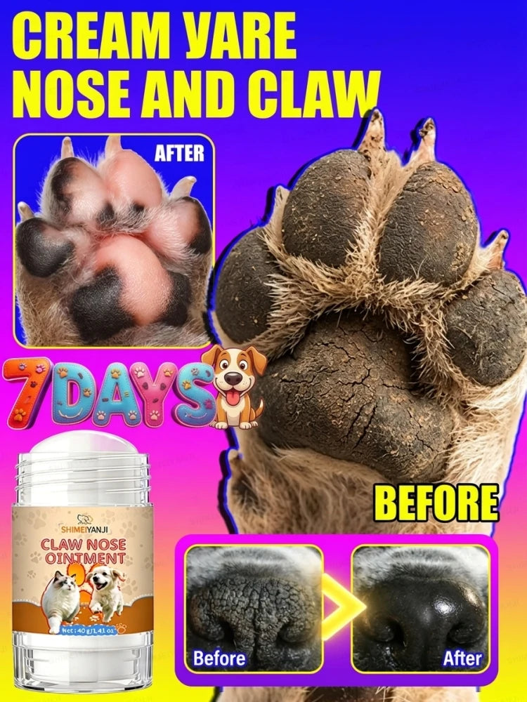 Moisturizing Nose and Paw Pad Balm for Cats and Dogs