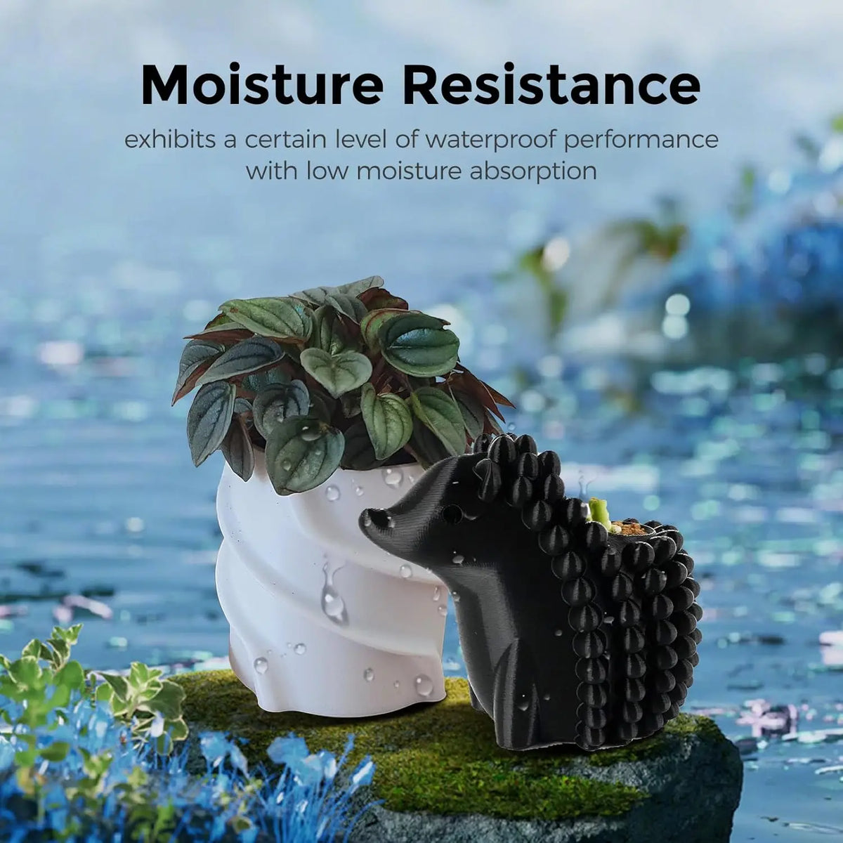 PETG 1.75 mm Filament, Durable 3D Printing Filament, Ultra-Low Filament Waste, Excellent Layer Adhesion and High Toughness, 250g