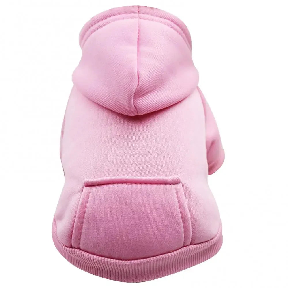 Cotton Hooded Dog Sweatshirt with Pocket