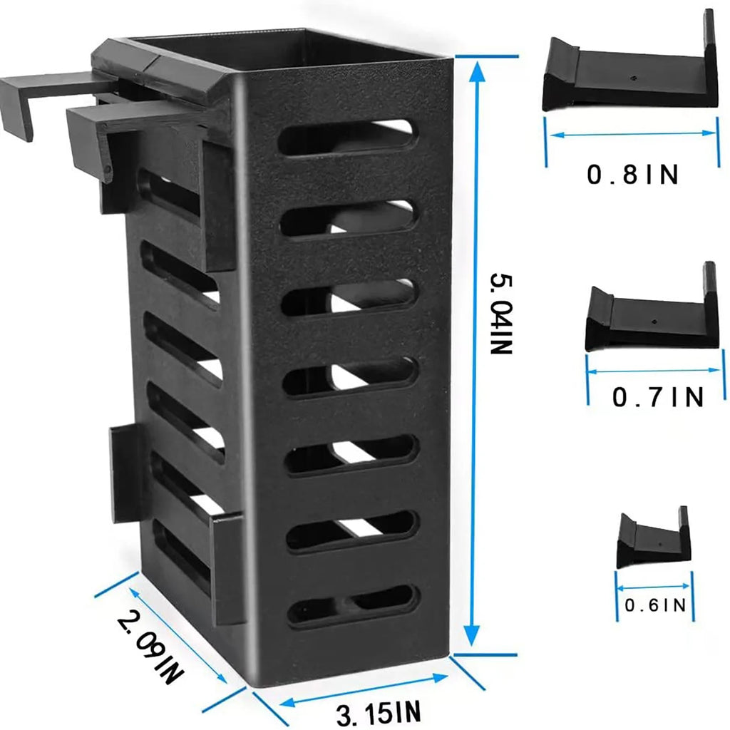 Pet Fish Tank Decorations Aquarium Plant Stand Adsorbable Hydroponic Plant Storage Plastic Aquarium Square Hollow Storage Basket