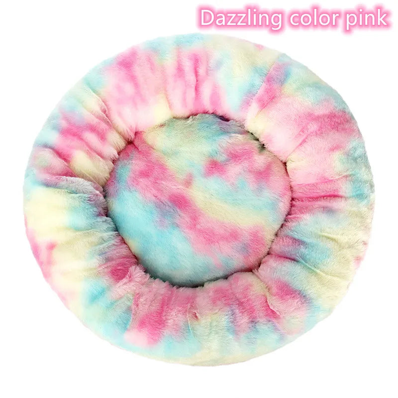 Corduroy Donut Bed for Cats & Small Dogs, 20 Colors