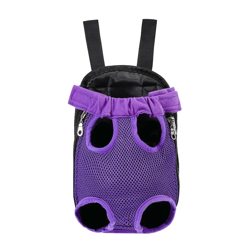 Adjustable Double-Shoulder Pet Carrier Backpack, Prints and Colors