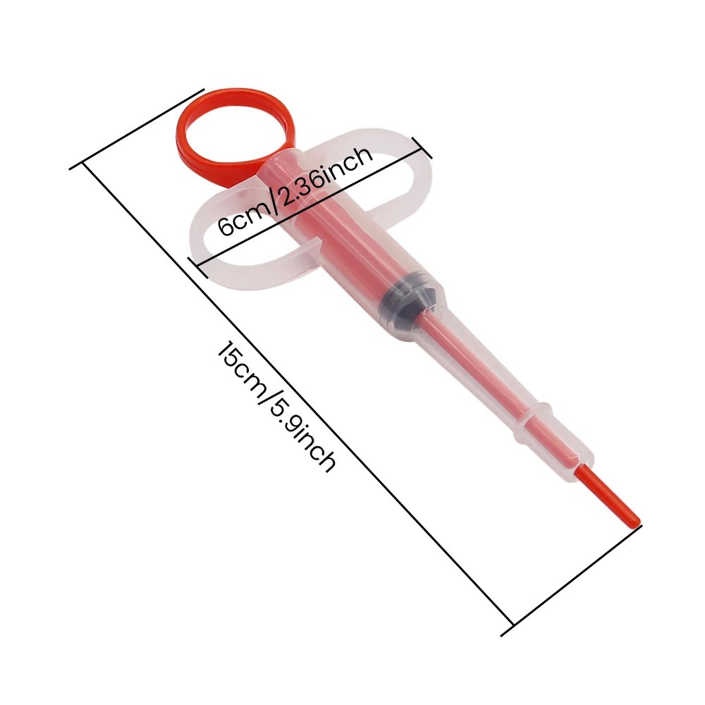 Pet Pills Applicator Cats Dogs Syringe Medicine Feeder Insect Repellent Supplies Can Clip Pills Cats and Dogs Pet Water Feeder