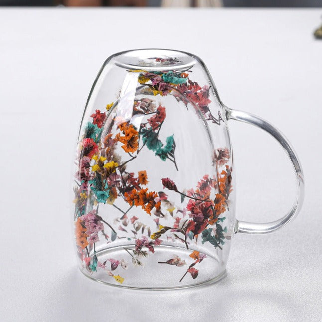 Nature's Elegance Glass Mugs dylinoshop