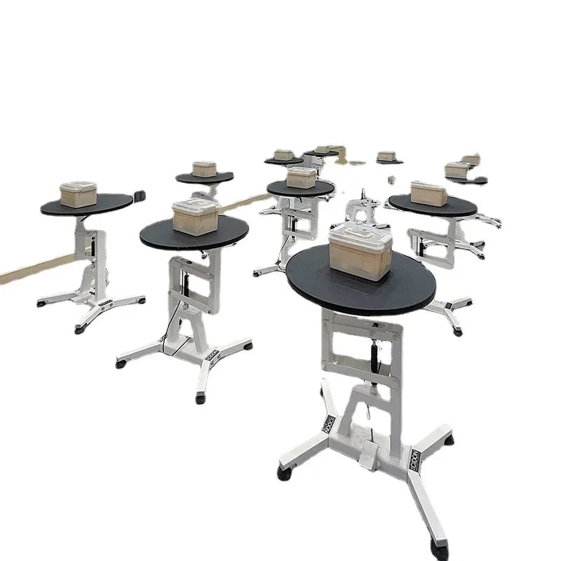 Pet Teddy Dogs and Cats Beauty Modeling Pneumatic Lifting Rotating round Table Beauty Table Cosmetic Table