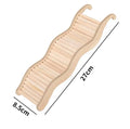 Wooden Wave Staircase Hamster Toy Pet Supplies - Eco-Friendly Fun for Small Animals