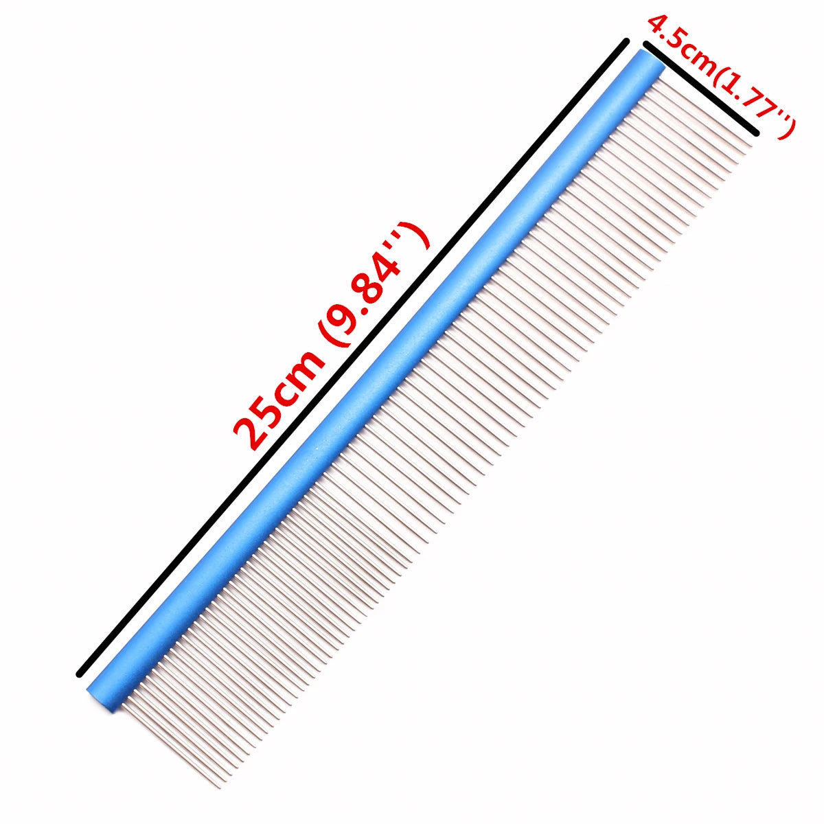 Aluminum Detangling Comb for Dogs – Medium