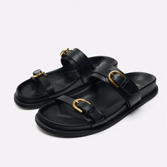 ZenStep Leather Slides