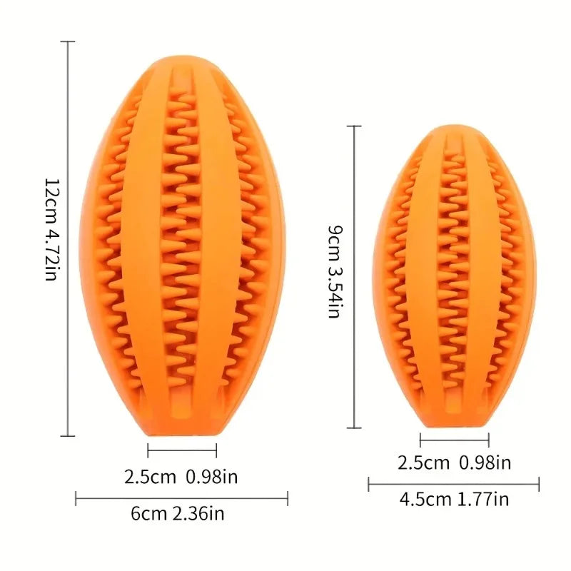 1PC Dog Ball Toys for Small Dogs Interactive Elasticity Puppy Chew Toy Tooth Cleaning Rubber Food Ball Toy Pet Stuff Accessories