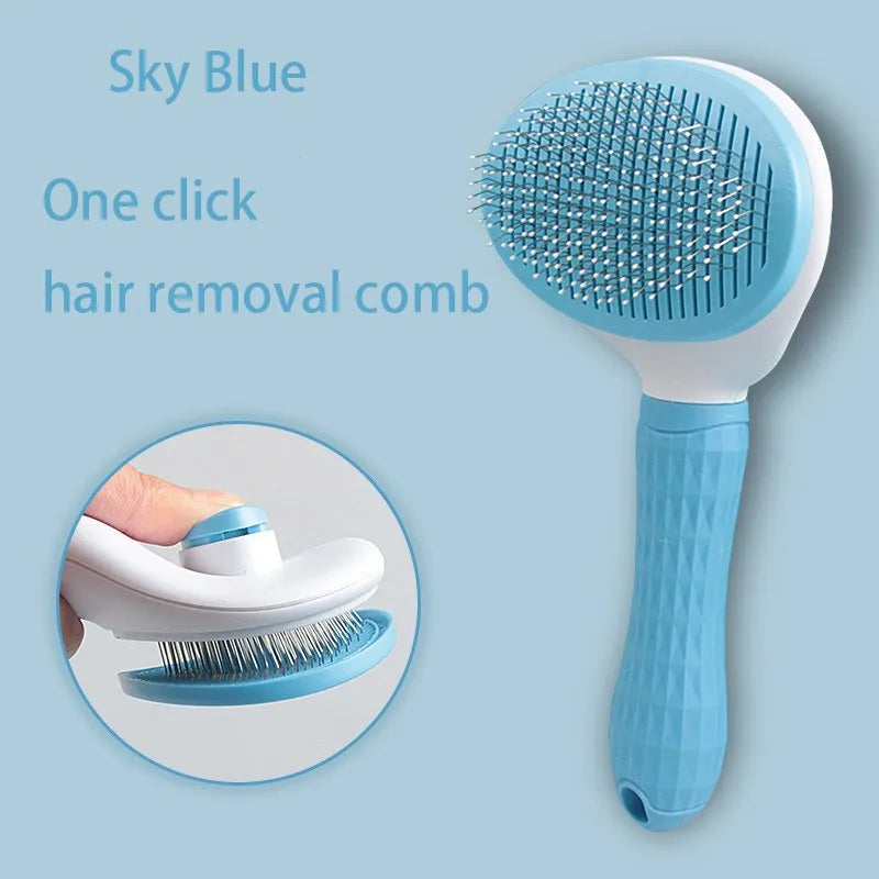 Pet Grooming Brush & Comb for Dogs, Cats, Puppies & Kittens