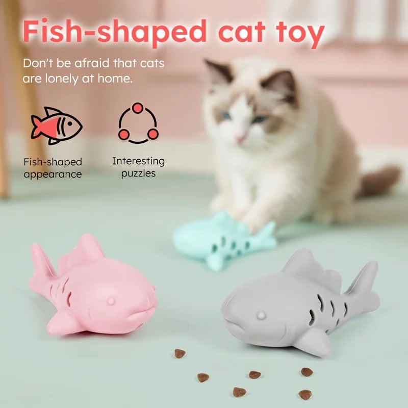 1pc Interactive Cat & Dog Toy - Durable Bite-Resistant Design, Hiding Food & Grinding Teeth Entertainment for Small Pets