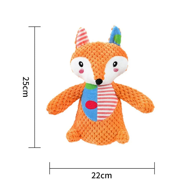 Interactive Splicing Style Pet Plush Toy Squeaky Bite Resistant Dog Chew Toy Teeth Cleaning Cat Animal Toy Pet Supplies