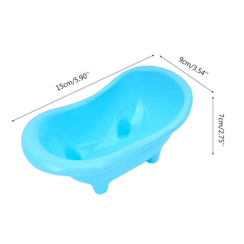 Small Plastic Bathtub for Hamsters, Mice & Rats