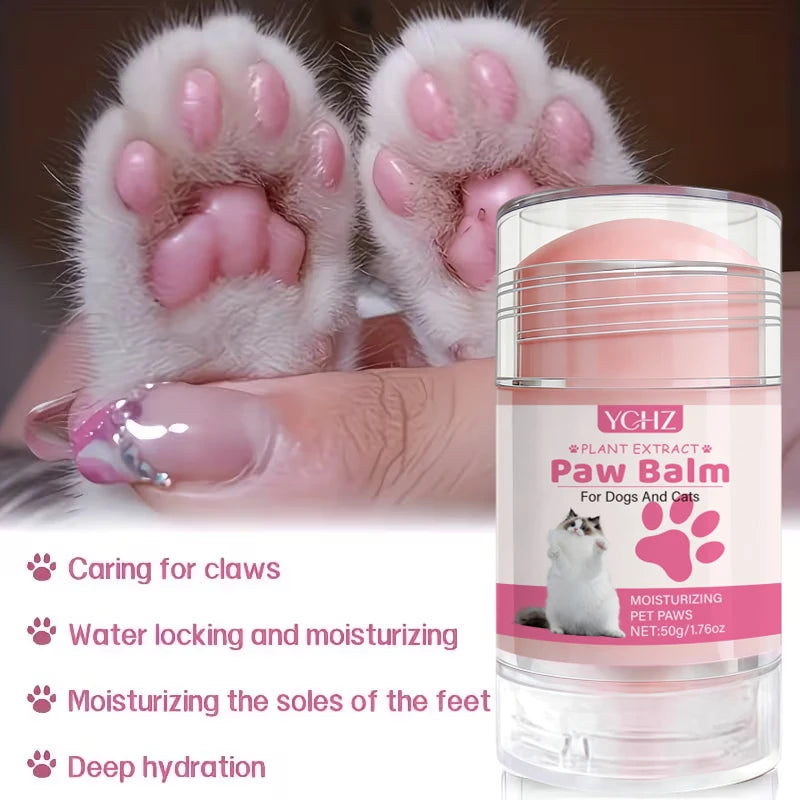 No Import Fee Pet Nose and Paw Care Balm, Contains Beeswax | Aloe Vera, Soothes Dry, Cracked Paws and Prevents Heat Stress, Perfect for Dogs, Moisturizing Pet Stick. | Pet Care Ointment, Cat and Dog Paw and Nose Ointme