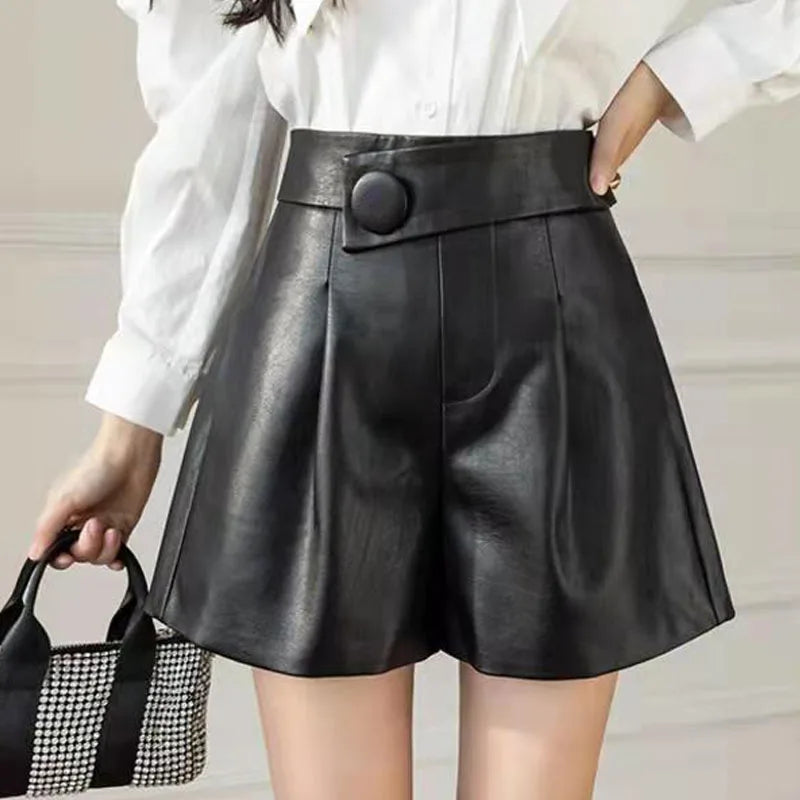 Windsor Leather Mini Skirt
