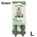Stainless Steel Pet Nail Clippers with Comfortable Handles, S–L
