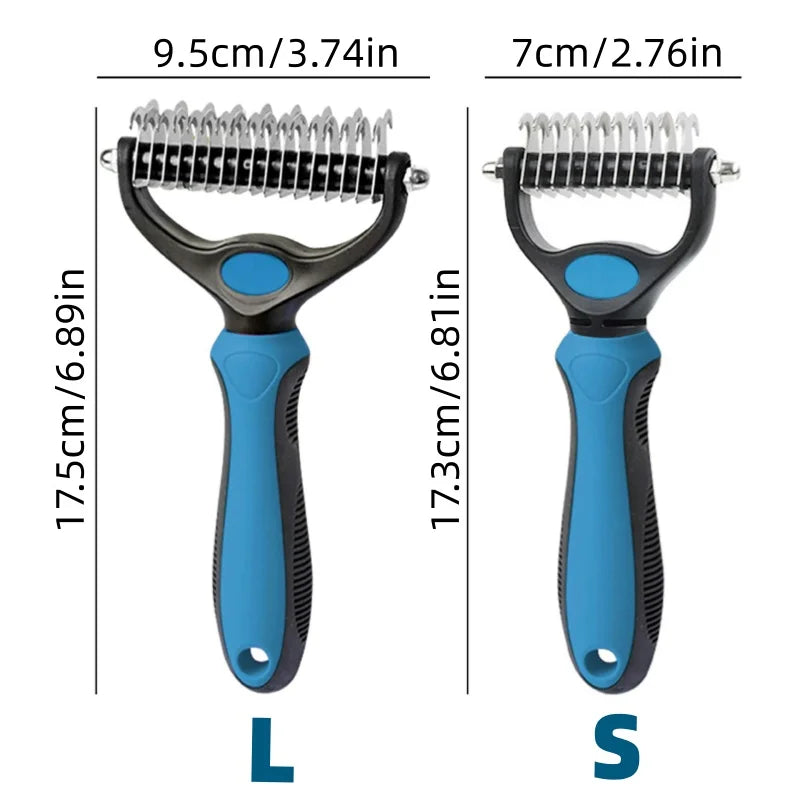 A Pet Double-sided Knot Comb Dog Comb Dog Comb Cat Beauty Hair Removal Cat Comb Pet Supplies