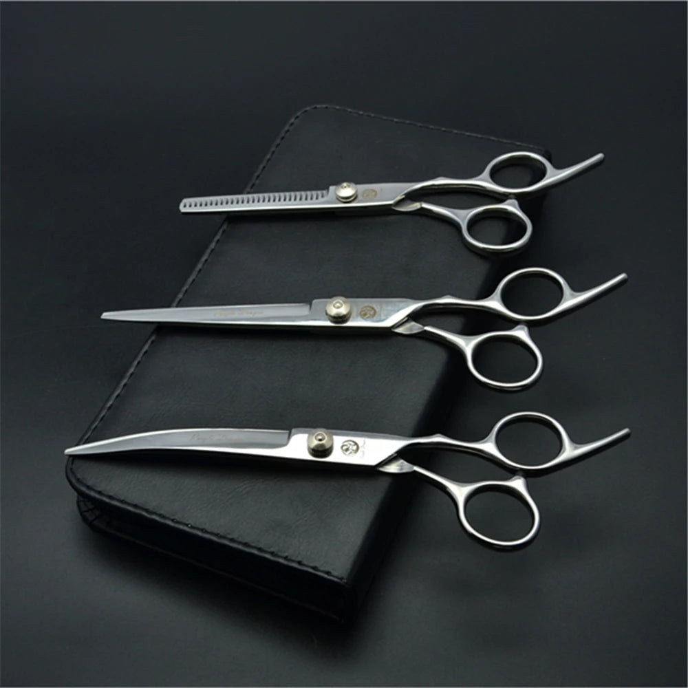7-Inch Dog Grooming Scissors – Cutting, Thinning & Curved