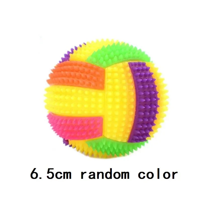 Bouncy Ball with Whistle Sound for Dogs & Cats, 6.5 or 7.5 cm